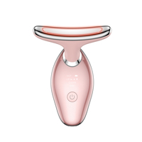 Masseur Micro-Courant à Faible QMC pour Usage Domestique, Appareil de Beauté Portable (États-Unis) pour Raffermir la Peau, Drainage Lymphatique, Lifting Visage et Cou