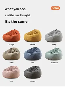 حقيبة حصير مفردة حديثة ، سرير كرسي ، مسند ظهر للشرفة ، غرفة نوم ترفيهية ، قماش منجد - Product Image 6