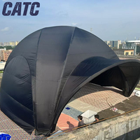 Tente gonflable de luxe sur mesure CATC 10x10m, dôme gonflable, chapiteau avec structure robuste à ossature métallique pour événements extérieurs et branding