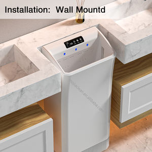 2025 Ensemble de sèche-mains électrique mural Seche Main Sèche-mains à double jet automatique ultra-sec pour <span class=keywords><strong>toilettes</strong></span> - Product Image 6