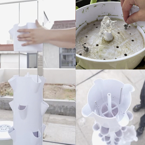 Nuevo Sistema Hidropónico de Torre Aeropónica Agrícola de 12 Niveles, Riego Automatizado Vertical, Ahorro de Espacio con Varilla Metálica - Product Image 3