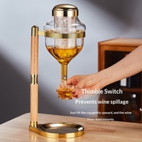 Japanse restaurant-stijl sake-accessoires minimalistisch design ijswijnkan wijnkoeler druppeltype wijnverwarmer kraan wijnbeluchter
