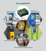 Modul Pemindai Barcode Mesin Fix Mounted PS2 TTL 60mA Sensor CCD Linear Pembaca Kode Batang Modul