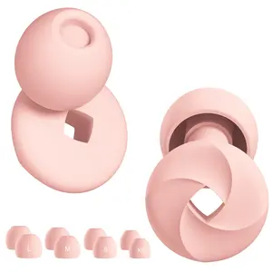 Custom Logo Soundproof Soft Reusable Washable Noise Reducing Sleeping Earplugs Ear Plugs For Sleep