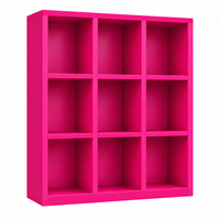 Casier de rangement multi-scénarios pour sacs à dos avec serrure à clé, armoire en acier résistant à la rouille pour les écoles et les espaces éducatifs