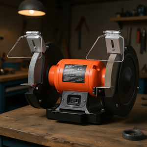 Amoladora de Banco de 8 Pulgadas, 550W, con Disco Ajustable de Grano 36/60, Herramienta de Amolado Profesional de Uso General - Product Image 2