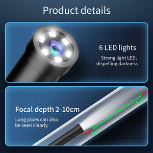 Endoscope industriel 3 en 1 W300, étanche IP67, caméra d'inspection HD 1080P avec 6 lumières LED, compatible avec Android, <span class=keywords><strong>iPhone</strong></span>, iPad - Product Image 4