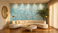 Vente en gros de mosaïques de coquillages écologiques et naturelles, carreaux de nacre carrés pour la décoration des murs de la cuisine, du balcon, de la salle de bain, de la piscine