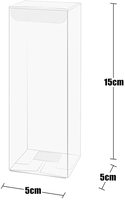 Boîte cadeau rigide en plastique transparent - Contenant de présentation durable et transparent pour cadeaux et objets de collection