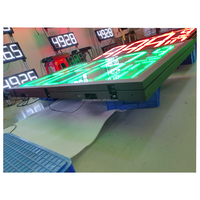 8.889/10 48 inci WIFI+RF Remote Kontrol Nirkabel Layar Harga Bensin Digital LED untuk SPBU Tampilan Harga LED