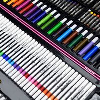 Fournisseur de kits de pinceaux, stylos à eau pour enfants, crayons de couleur, crayons acryliques, marqueurs, peinture graffiti