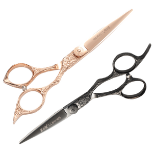 Motif de fleurs Titanisation 6 Pouces VG10 Acier Ciseaux De <span class=keywords><strong>Coupe</strong></span> De <span class=keywords><strong>Cheveux</strong></span> Ciseaux De Coiffure Professionnels - Product Image 6
