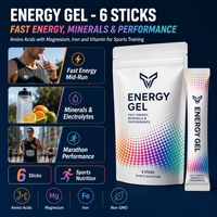 Gel énergétique certifié casher et sans OGM avec vitamines, acides aminés, magnésium, fer, emballage personnalisé, HACCP, biologique, échantillonnage rapide