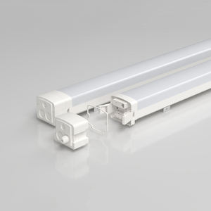 Microwave Motion Sensor LED Linear <b>Light</b> IP66 Waterproof IK10 Impact Resistant Vapor Proof Lamp for Warehouse <b>Corridor</b> - Product Image 4