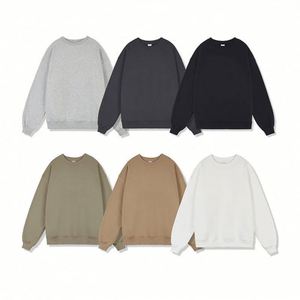 H5474 Manufacturers Wholesale Custom 380 Gsm Cotton Blends Blank Unisex Crewneck Sweatshirts - Product Image 1