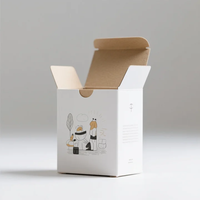 Emballage de cartons pharmaceutiques sur mesure avec logo et finition mate, boîtes pliables recyclables pour pilules et perfusions