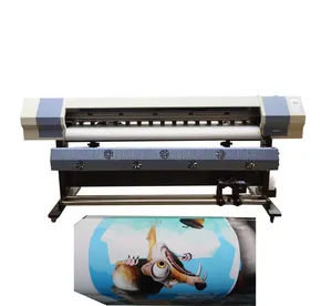 Cheap Price Single Head 1.6m 1.8m Large Format Inkjet Printer Print Flex Banner xp600 Printhead Eco Solven Printer