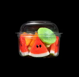 Индивидуальная одноразовая упаковочная коробка для фруктового салата