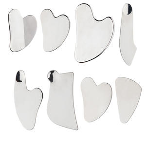 2025 High Quality Facial Scraping Plate SPA Board Facial Stainless Steel Body Gua Sha <b>Set</b> - Product Image 1