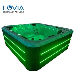 Baignoire à remous de luxe Jacuzzier <span class=keywords><strong>Balboa</strong></span> 5 personnes Hydro air Massage Baignoire Acrylique Bain à remous Spa - Product Image 2
