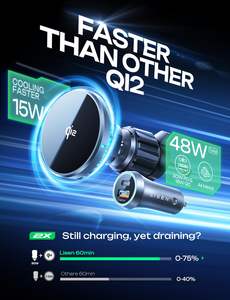 ที่ชาร์จไร้สายในรถยน<span class=keywords><strong>ต</strong></span>์ LISEN 15W Qi2 <span class=keywords><strong>แบ</strong></span>บแม่เหล็ก ชาร์จเร็ว พร้อมระบบระบายความร้อนด้วยเซมิคอนดักเตอร์ ที่วางโทรศัพท์สำหรับ<span class=keywords><strong>ต</strong></span>ิด<span class=keywords><strong>ต</strong></span>ั้งบนแผงหน้าปัดรถยนต์ - Product Image 5