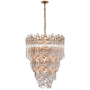 Lustre en cristal vintage <span class=keywords><strong>Adele</strong></span>, style moderne minimaliste de luxe léger pour villa duplex, salon/salle à manger - Product Image 2