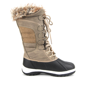 Scarpe Leggere Antiscivolo <span class=keywords><strong>da</strong></span> Esterno, Stivali <span class=keywords><strong>da</strong></span> <span class=keywords><strong>Neve</strong></span> con Pelliccia a Metà Polpaccio per Uomo e Donna, <span class=keywords><strong>Calzature</strong></span> Invernali - Product Image 6