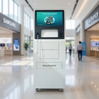 Robot de recyclage de déchets électroniques en libre-service pour téléphones portables et tablettes avec détection intelligente des données et logiciel personnalisé