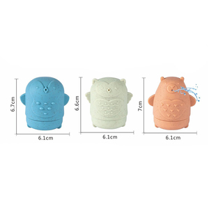 مجموعة ألعاب استحمام الأطفال من MY TOYS، ألعاب سيليكون مقاومة للماء، ألعاب تعليمية عائمة قابلة للفك والتركيب بتصميم حيوانات، مثالية للصيف - Product Image 5