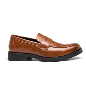 High Quality British Style Men's Oxford Slip-On Evergreen Genuine Leather Lining <b>Waterproof</b> Office Formal Business Wedding <b>Shoes</b> - Product Image 6