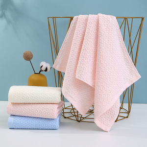 Toalla facial de algodón puro, 33x70 cm, tejido jacquard, suave y absorbente, toalla unisex para baño y rostro, para uso doméstico - Product Image 4