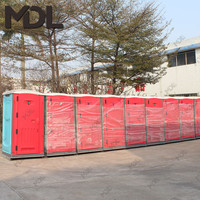 Toilettes portables de bonne construction avec chasse d'eau, fournies par la Chine