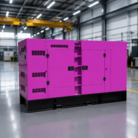 Générateur diesel mobile refroidi par eau, super silencieux, démarrage électrique, Wellpower 120-380 kW 150-380 kVA, avec ATS