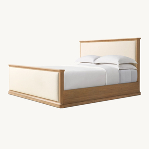 Cama de Plataforma de Madera Maciza Tallada a Mano de Alta Calidad y Lujo Estilo Americano Moderno, Tamaño King/Queen, para Dormitorio, Muebles para el Hogar, Personalizable - Product Image 4