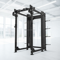 Rack complet d'équipement de musculation professionnel robuste pour entraînement de force