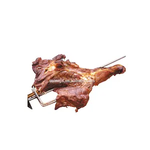 Prezzo di fabbrica grande carne uso commerciale torrefazione maiale agnello BBQ allo spiedo barbecue grill macchina per la vendita