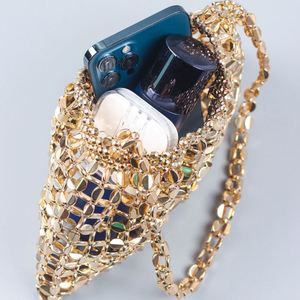 Nuevo Producto Más Vendido, Bolso Tipo Dumpling Tejido a Mano con Cuentas, Bolso de Hombro Moderno y a la Moda - Product Image 5