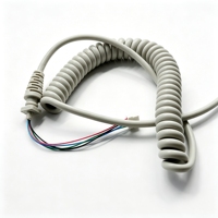 Câble enroulé en PVC RTS 4*26AWG rétractable, bonne résistance à la flexion pour le câblage de machines et d'automatismes