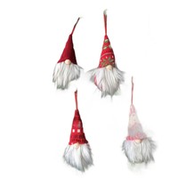 Neue grenzüberschreitende Weihnachtsdekoration: Handgefertigter gesichtsloser Weihnachtsmann-Anhänger, Baumschmuck, kleines Hängemodell WT025-M