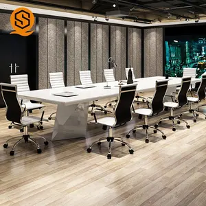 Modern design large size meeting table solid surface conference table