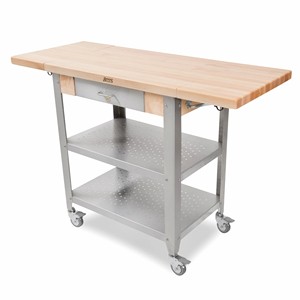 Meilleure vente Planche à découper en bois massif personnalisée Island Top Butcher Block Chariot de cuisine en bois - Product Image 3