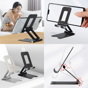 Supporto per <span class=keywords><strong>cellulare</strong></span> in metallo pieghevole antiscivolo di nuovo Design supporto supporto per Desktop Anti-scivolo per tutti i telefoni - Product Image 5