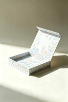 Boîte cadeau rigide en carton de luxe sur mesure pour flacons de sérum, parfum, lotion, bougies, portefeuilles, avec doublure en éponge