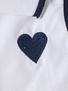 Abbigliamento per Bambini a Prezzo Conveniente, Modello di Tendenza, Set Casual da <span class=keywords><strong>Bambina</strong></span> con T-shirt Polo Senza Maniche e Gonna Plissettata Blu, 2 Pezzi - Product Image 4