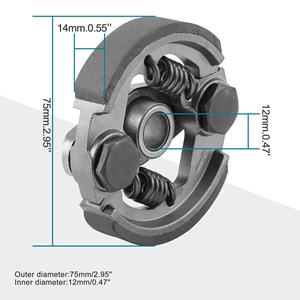 GOOFIT motosiklet ağır debriyaj Pad ile bahar değiştirme için 43cc 47cc 49cc 2 zamanlı motosiklet Quad çocuk motosikleti - Product Image 2