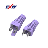 Protège-prises RJ45 pour câbles Cat5e, Cat6, Cat6a, capuchons de protection anti-poussière à clipser pour fiches Ethernet (100 pièces/lot)