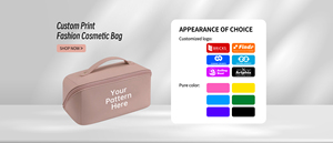 Custom PU Leather <strong>Cosmetic</strong> Makeup <strong>Bag</strong> Pouch Skincare <strong>Cosmetic</strong> Partition Storage Waterproof Travel Toiletry <strong>Bag</strong> Make up <strong>Bags</strong> - Product Image 5