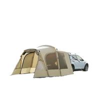 Tente de camping pour voiture 3-4 personnes, tente tunnel étanche quatre saisons, abri arrière portable pour voyage en voiture