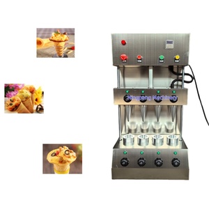 Thương mại tự động bánh <span class=keywords><strong>Pizza</strong></span> <span class=keywords><strong>Cone</strong></span> <span class=keywords><strong>moulder</strong></span> máy 220V động cơ Ice Cream <span class=keywords><strong>Cone</strong></span> ăn được cup Waffle Cookie cán Wafer Gelato Maker - Product Image 6
