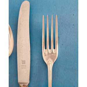 Ensemble de couverts Mirellas de haute qualité, style français début du XXe siècle, 12 pièces, vaisselle en plastique de luxe pour restaurants, hôtels et fêtes - Product Image 2